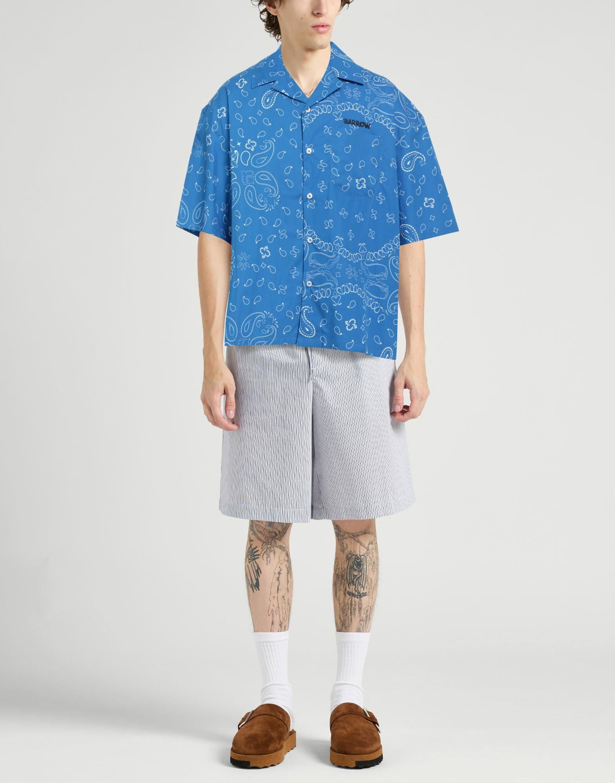 Barrow Mens Shirt in Blue