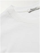 VALENTINO - Logo-Appliquéd Cotton-Jersey T-Shirt - White