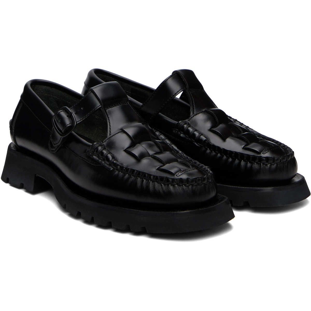 HEREU Black Soller Sport Loafers