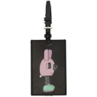 Boss Black and Purple Jeremyville Edition Bunny Boss Luggage Tag