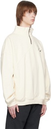 Rhude Off-White Embroidered Sweater