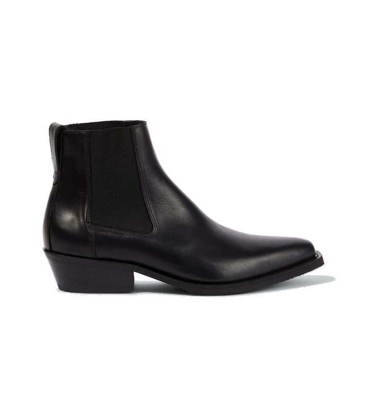 Photo: Our Legacy Cyphre leather Chelsea boots