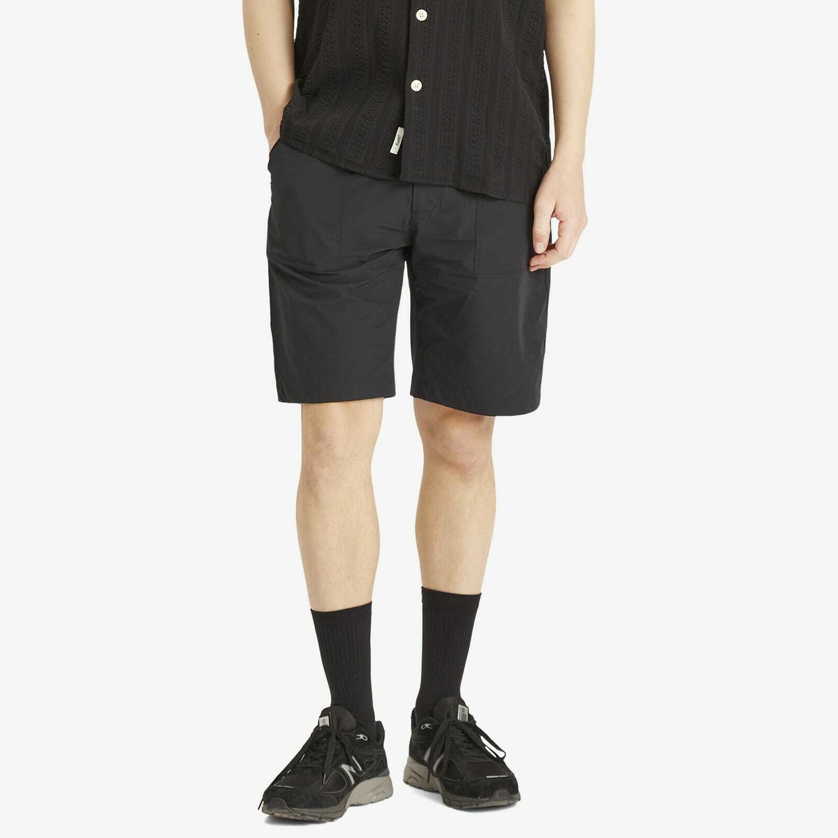 Foret Men's Sienna Tech Shorts in Black