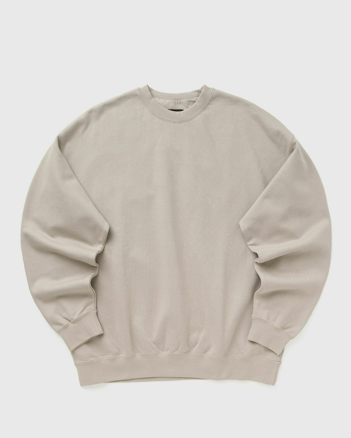 Y-3 FL CREW SWEAT Brown Mens Sweatshirt