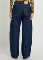 B Sides Slim Lasso Structured Barrel-leg Jeans Indigo