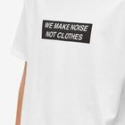 Undercover Men's We Make Noise Not Clothes T-Shirt in White