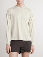 Portal - Lateral Peak Logo-Print Recycled-Jersey T-Shirt - Neutrals