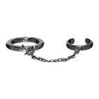 Chin Teo Silver Double Saile Linkage Ring