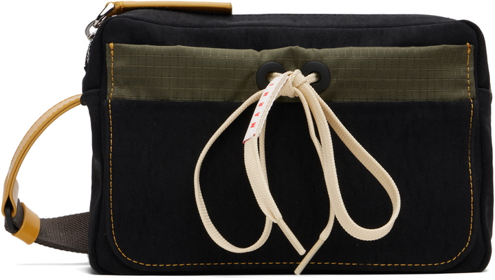 Photo: Marni Black Technical Fabric Camera Bag