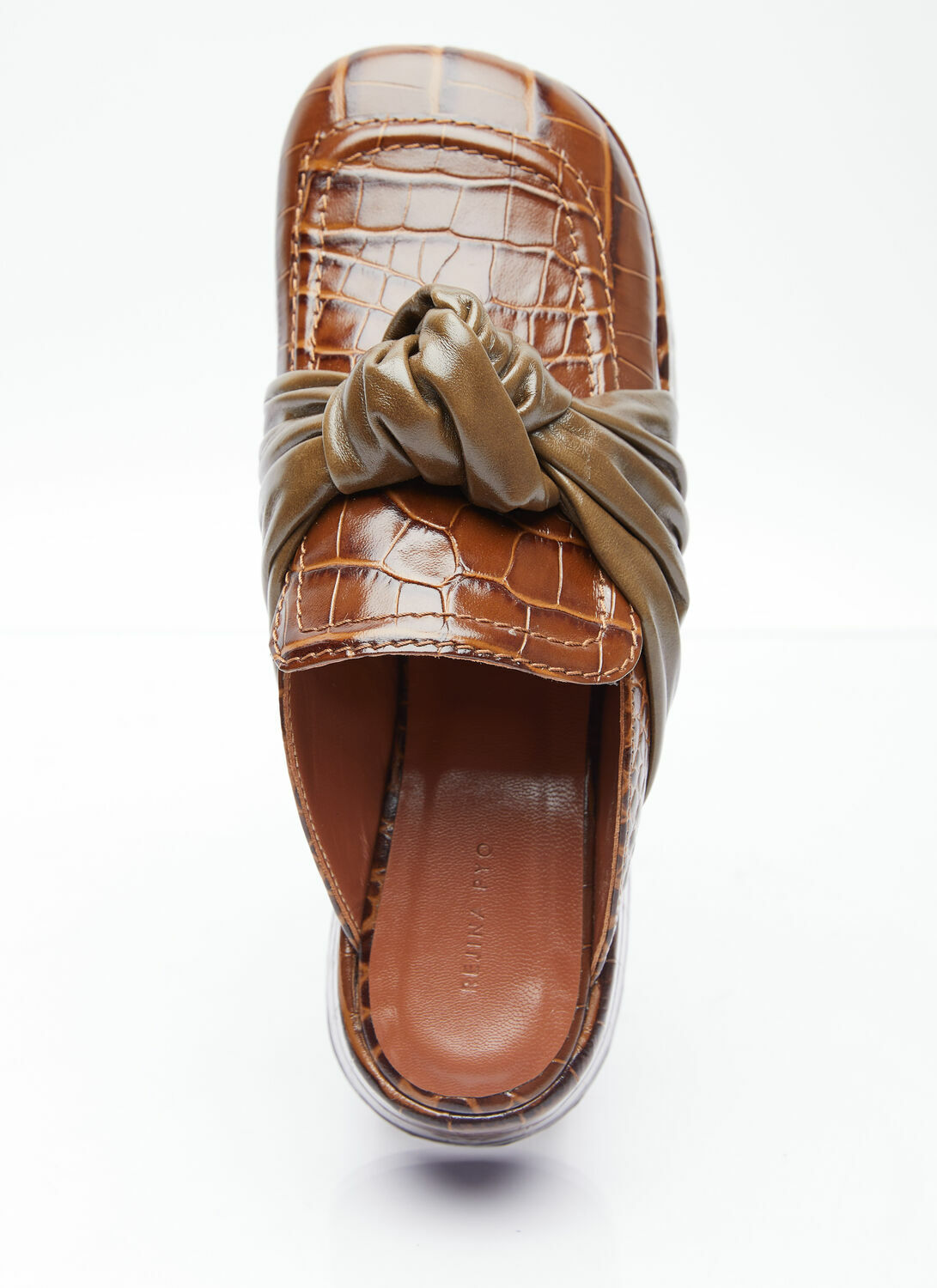 Rejina Pyo Knot Platform Mules