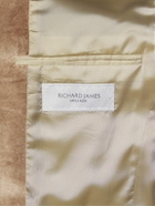 Richard James - Hyde Slim-Fit Cotton-Velvet Tuxedo Jacket - Brown