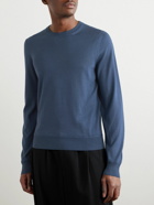 TOM FORD - Slim-Fit Cashmere Silk-Blend Sweater - Blue