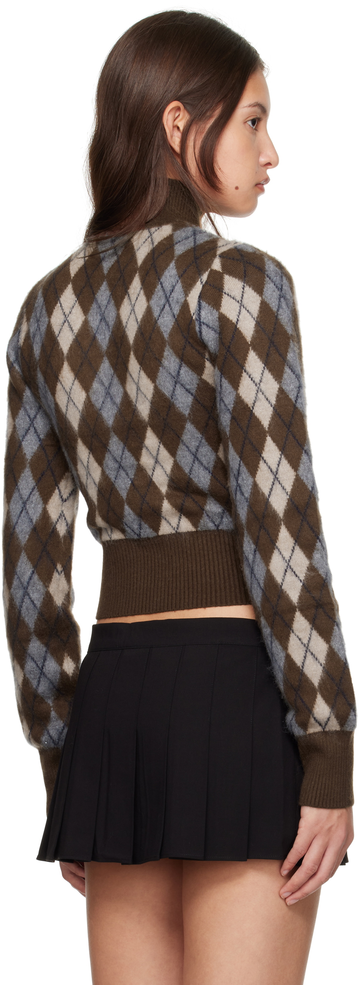 GUIZIO Brown Delia Turtleneck