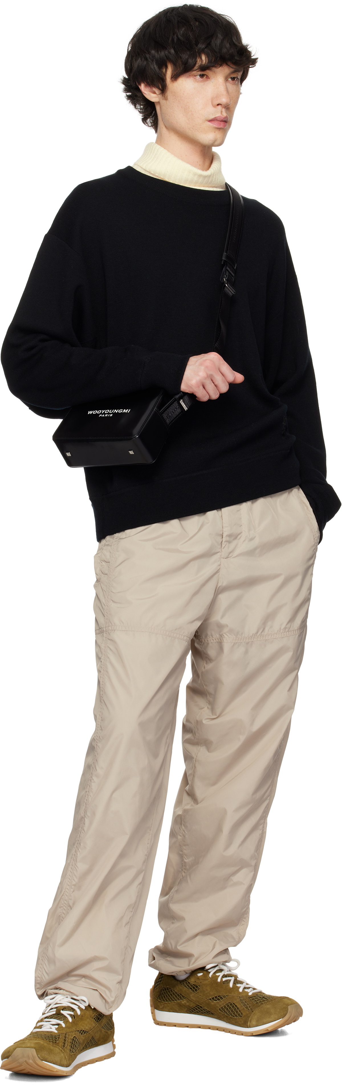 WOOYOUNGMI Black Square Mini Bag