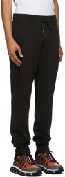 Versace Jeans Couture Black V Emblem Leaf Lounge Pants