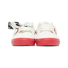 Off-White Off-White and Red Vulcanized Low Sneakers