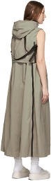 sacai Khaki ACRONYM® Edition Sleeveless Coat