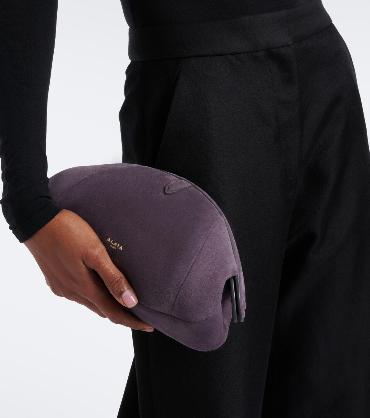 Alaïa Purse Small suede clutch