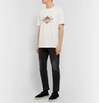 SAINT LAURENT - Printed Cotton-Jersey T-Shirt - Multi