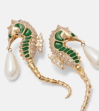 Gucci Embellished clip-on earrings