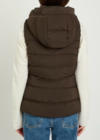 Canada Goose Clair Detachable-hood Padded Shell Gilet Brown