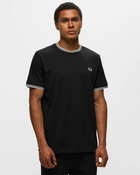 Fred Perry Twin Tipped T Shirt Black - Mens - Shortsleeves