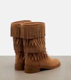 Aquazzura Maverick fringed suede boots