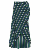 Mc2 Saint Barth Womens Midi skirt in Blue