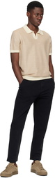 BOSS Beige Open Placket Polo