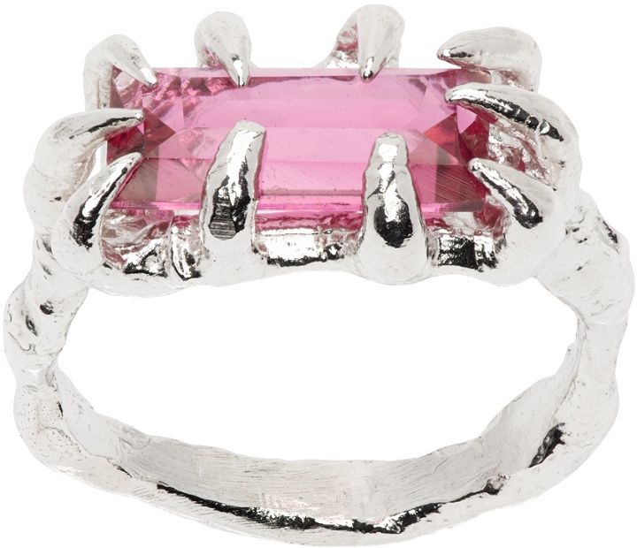Photo: Harlot Hands SSENSE Exclusive Silver Veil Ring