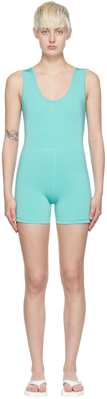 OTTI Blue Nylon Bodysuit