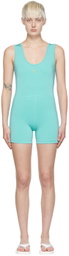 OTTI Blue Nylon Bodysuit