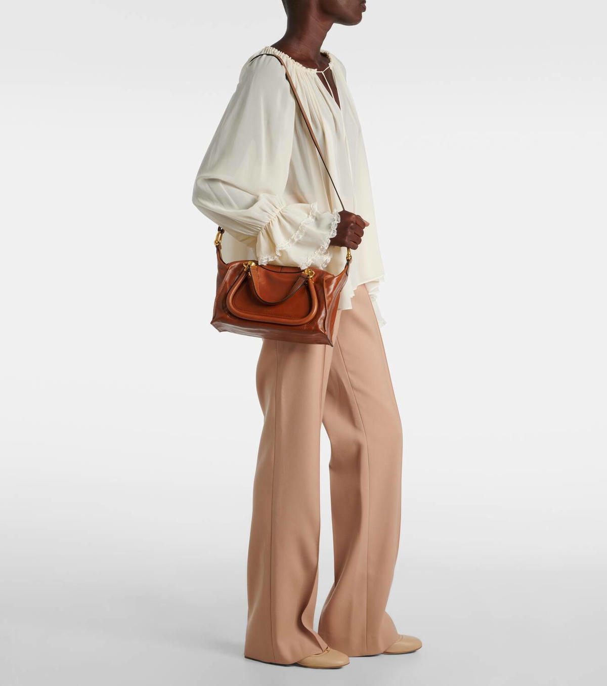 Chloé Paraty 24 Small leather tote bag Chloe