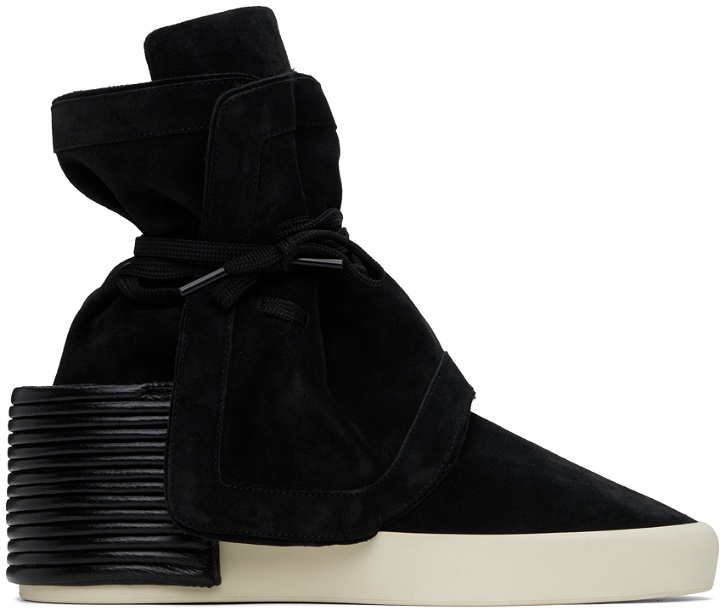 Photo: Fear of God Black Moc High Sneakers