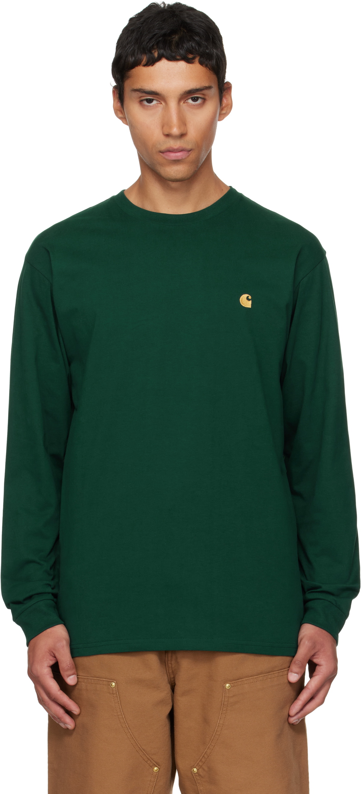 Carhartt Work In Progress Green Cat Sticker T-Shirt Carhartt WIP Carhartt Work In Progress Green Cat Sticker T-Shirt Carhartt WIP