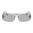 Burberry Grey Shield Sunglasses