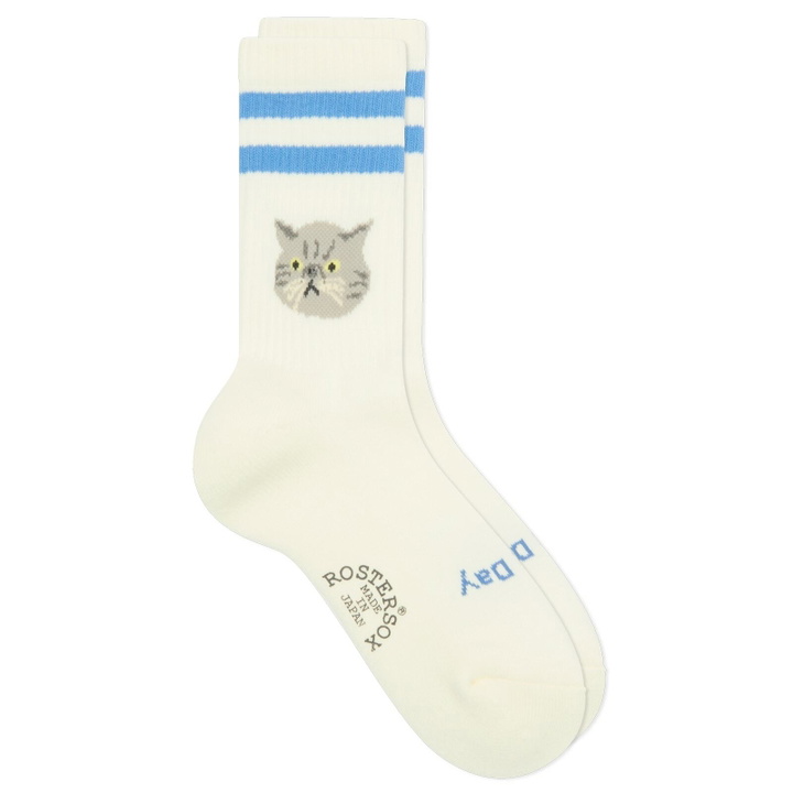 Photo: Rostersox Cat Socks in Blue
