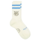 Rostersox Cat Socks in Blue