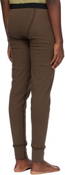 TOM FORD Brown Jacquard Long Johns