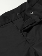 SAIF UD DEEN - Straight-Leg Panelled Cotton-Blend Shell Cargo Trousers - Black