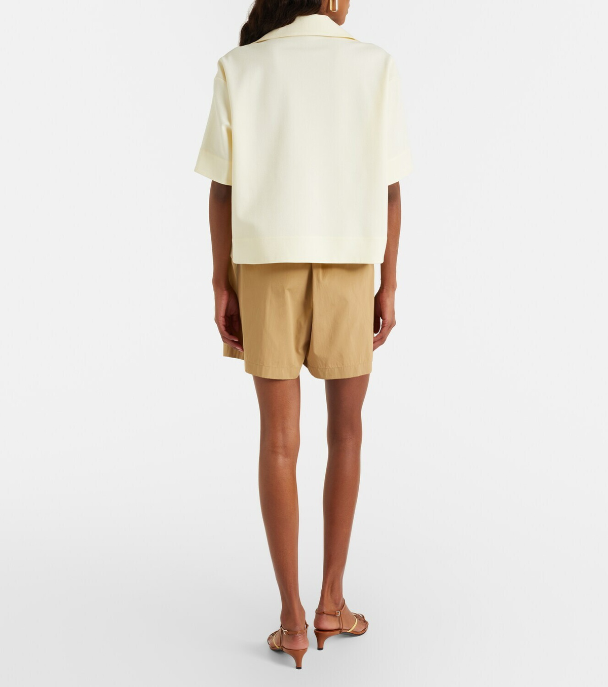 Jil Sander Cotton poplin shorts