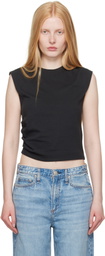 rag & bone Black Mica Sleeveless Top