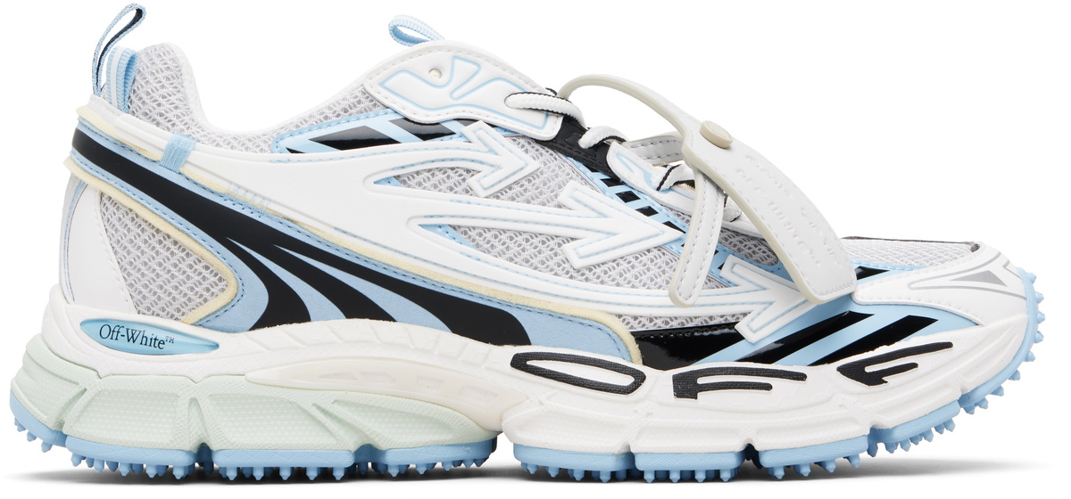 Off-White Gray & Pink Be Right Back Sneakers Off-White