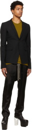 Rick Owens Black Wool Blazer