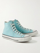 Converse - Chuck 70 Recycled Canvas High-Top Sneakers - Blue