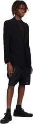 DEVOA Black Half Pants Hybrid Shorts