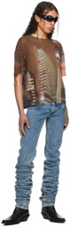 Jean Paul Gaultier Brown Shayne Oliver Edition T-Shirt