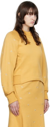 Mame Kurogouchi Beige Embroidered Sweatshirt