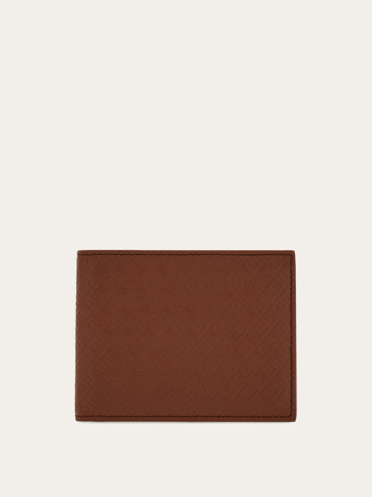 Ferragamo Mens Ferragamo Monogram wallet in Brown