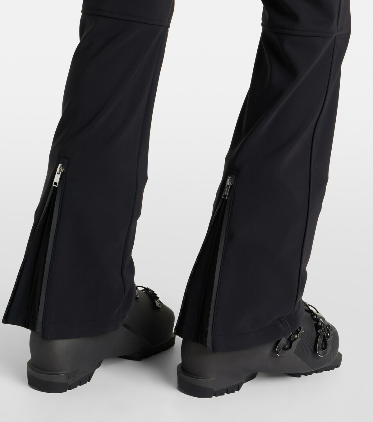 Yves Salomon Shearling-trimmed belted ski suit